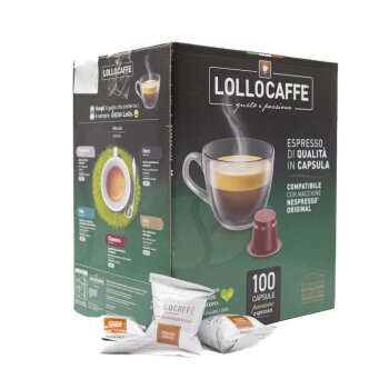 Lollo Caffe Miscela Classico Espresso Kaffeekapseln 100 Stk.
