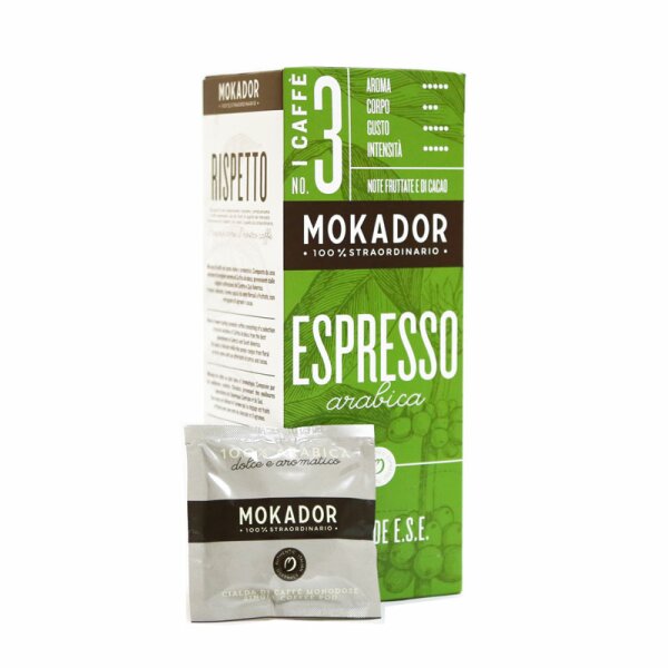 Mokador Arabica Bio Kaffeepads 20 Stk.