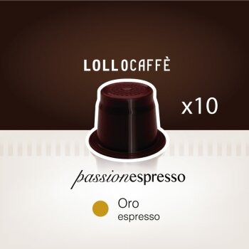Lollo Caffe Miscela Oro Espresso KaffeeKAPSELN 10 Stk.