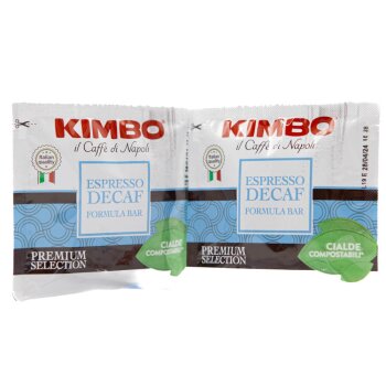 Kimbo Espresso Decaf Formula Bar Kaffeepads 100 Stk.