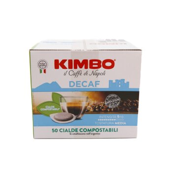 Kimbo Espresso Decaf Formula Bar Kaffeepads 50 Stk.