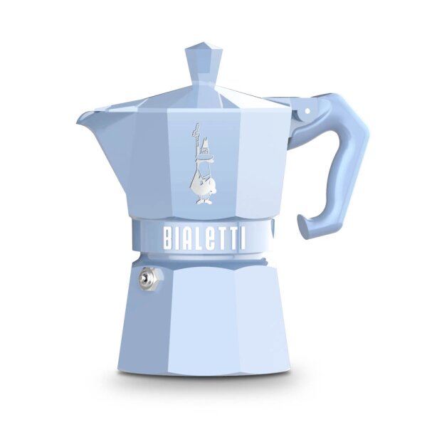 Bialetti Moka Express Exclusive Hellblau