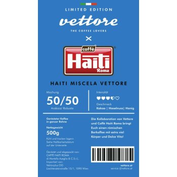 Haiti Miscela Vettore Limited Edition Bohne 500g