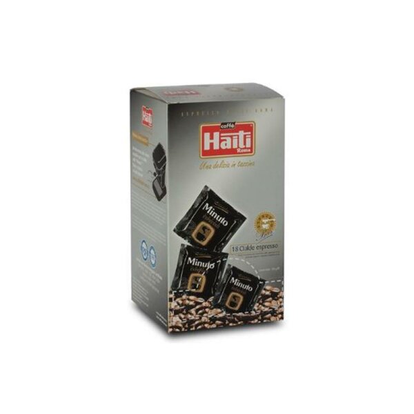 Haiti Minuto Kaffeepads 18 Stk.