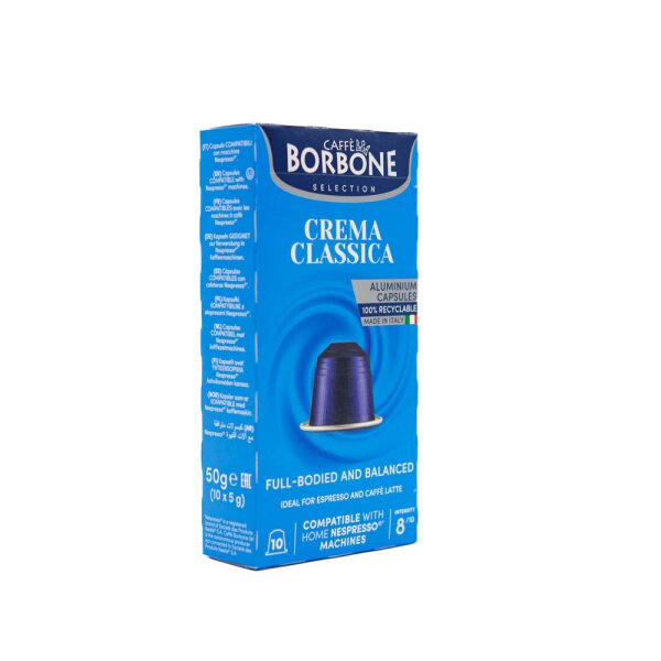 Caffe Borbone Kapseln Blu - Crema Classica 10 Stk.