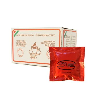 Blitz Espresso Miscela Caffe ExtraCream Kaffeepads 150 Stk.